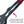 Doppelwender/Servierzange Duetto-Flonal Plus; 28.9x7.2x2 cm (DxSxW); czarny/czerwony