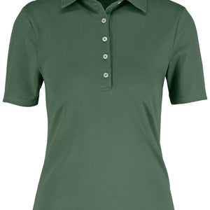 Damen-Polo Malme Halbarm; Kleidergröße M; oliwka