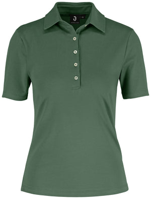 Damen-Polo Malme Halbarm; Kleidergröße M; oliwka