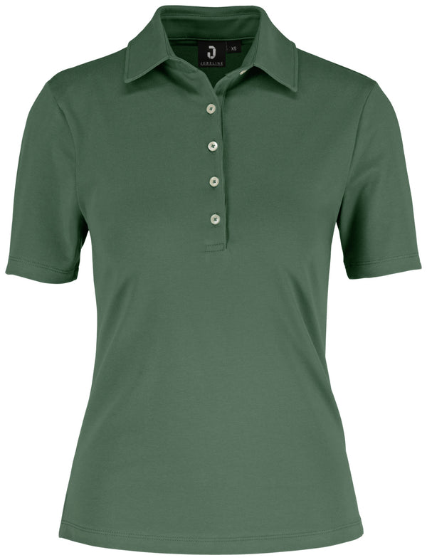 Damen-Polo Malme Halbarm; Kleidergröße M; oliwka
