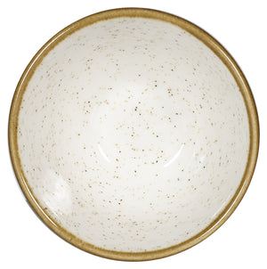 Dip Schale Stonecast Barley White; 110ml, 8.5 cm (Ø); biały/brązowy; okrągły; 12 sztuka / opakowanie