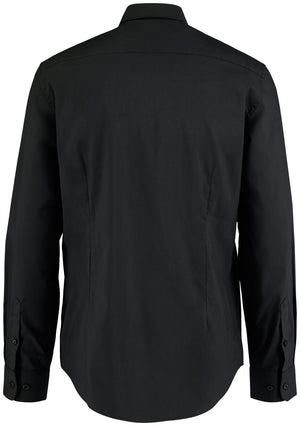 Hemd Langarm Porter Regular Fit; Kleidergröße 43/44; czarny