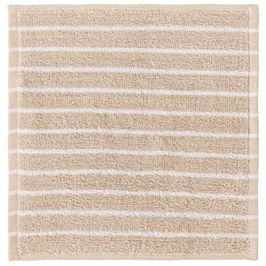 Seiftuch Tinos; 30x30 cm (SxD); beżowy/biały; 5 sztuka / opakowanie