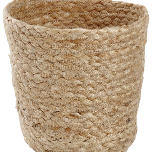 Deko-Körbchen Björn; 15x14 cm (ØxW); brązowy; okrągły