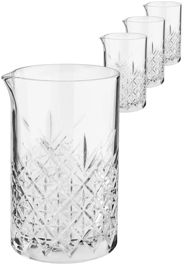 szklanka do mieszania Timeless; 725ml, 10.7x15 cm (ØxW); transparentny; 4 sztuka / opakowanie