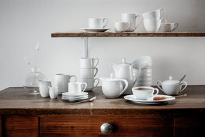 dzbanek do kawy Pallais z pokrywką; 550ml, 8x21 cm (ØxW); biały; okrągły; 2 sztuka / opakowanie