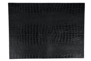 podkładka na stół Nobile; 32.5x44 cm (SxD); czarny; prostokątny; 6 sztuka / opakowanie