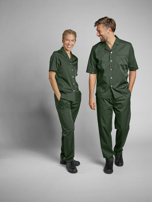 Herrenkochjacke Joel; Kleidergröße 56; ciemna oliwka