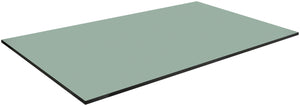 Outdoor-HPL Tischplatte Compa rechteckig; 139x77 cm (DxS); zielony miętowy; prostokątny