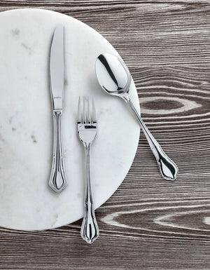 nóż stołowy Malaga II; 22.6 cm (D); srebro, Griff srebro; 12 sztuka / opakowanie
