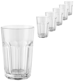 szklanka do longdrinków Casablanca stapelbar; 360ml, 8.4x12.2 cm (ØxW); transparentny; 6 sztuka / opakowanie