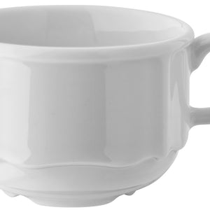 filiżanka do espresso Amely; 100ml, 7x4.5 cm (ØxW); biały; okrągły; 6 sztuka / opakowanie