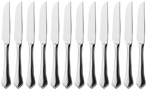 nóż do pizzy/steka Malaga II; 22.2 cm (D); srebro, Griff srebro; 12 sztuka / opakowanie