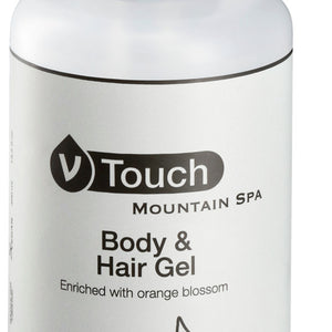Pumpspender V-Touch Mountain Spa für Duschgel & Shampoo; 400ml; transparentny; 15 sztuka / opakowanie