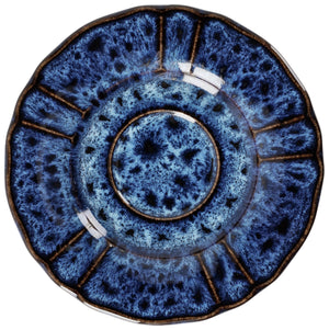 spodek pod filiżankę Amelina; 15 cm (Ø); niebieski; okrągły; 6 sztuka / opakowanie