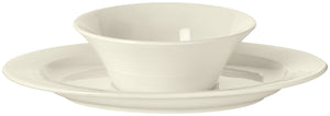 spodek do miseczki Skyline owalny; 22.5x15.5 cm (DxS); biel kremowa; owalny; 6 sztuka / opakowanie