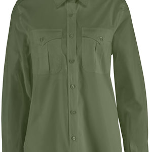 Bluse Langarm Marlon Regular Fit; Kleidergröße 38; oliwka