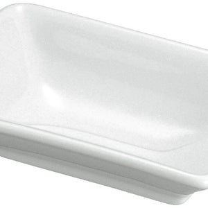 miski do sosu Bali; 40ml, 10x6.5x2.5 cm (DxSxW); biały; prostokątny; 6 sztuka / opakowanie