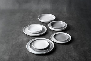  17.3x3.8 cm (ØxW); biały; okrągły; 6 sztuka / opakowanie