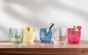 szklanka Amantea Crystal; 450ml, 8.2x9.9 cm (ØxW); musztarda; 6 sztuka / opakowanie