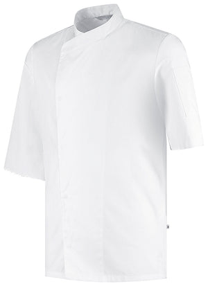 Herrenkochjacke Bastien; Kleidergröße M; biały