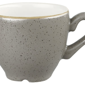 Espresso Tasse Stonecast Peppercorn; 100ml, 6.5x5.5 cm (ØxW); szary/brązowy; okrągły; 12 sztuka / opakowanie