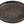 talerz płaski Ironstone z rantem; 21.5x2.15 cm (ØxW); ciemny brąz/czarny; okrągły; 6 sztuka / opakowanie