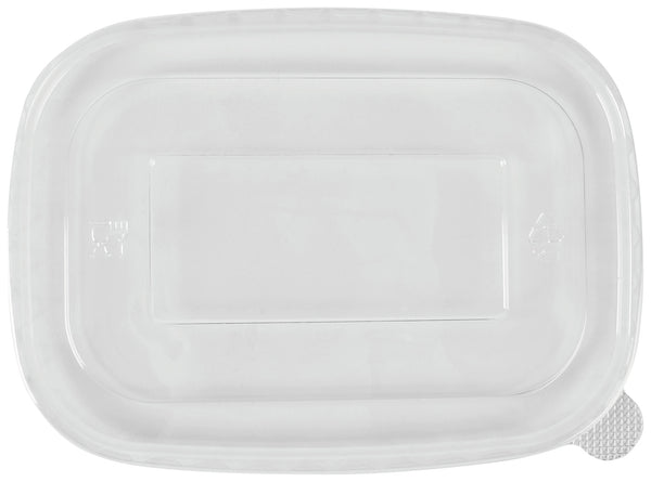 Deckel für Einweg-Schale Takeaway; 17.2x12x1.7 cm (DxSxW); transparentny; prostokątny; 50 sztuka / opakowanie