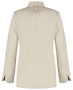 Kochjacke Lynn ; Kleidergröße 4XL; kamiennoszary