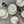 talerz płaski Kuori z rantem; 24x1.9 cm (ØxW); biały/szary/czarny; okrągły; 6 sztuka / opakowanie