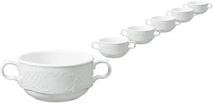bulionówka Menuett; 300ml, 10x5.4 cm (ØxW); biały; okrągły; 6 sztuka / opakowanie