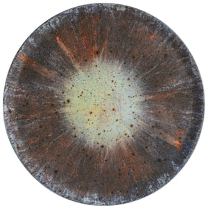 Pizzateller Saturnus; 33 cm (Ø); antracyt/zielony/pomarańczowy; okrągły; 4 sztuka / opakowanie