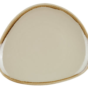 talerz płaski Glaze 2.0 trójkątny; 16.5x14.5x2 cm (DxSxW); piasek; trójkątny; 6 sztuka / opakowanie