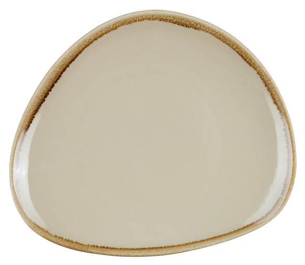 talerz płaski Glaze 2.0 trójkątny; 16.5x14.5x2 cm (DxSxW); piasek; trójkątny; 6 sztuka / opakowanie