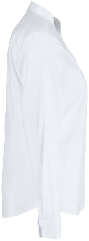 Bluse Langarm Lani Regular Fit; Kleidergröße 44; biały