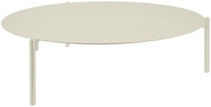 Outdoor-Beistelltisch Naira groß; 103x28.5 cm (ØxW); Platte beżowy