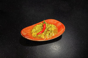 półmisek Nebro organiczny; 17x10x3 cm (DxSxW); czerwony; 6 sztuka / opakowanie