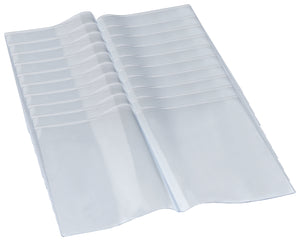 koszulki przezroczyste podwójne  składane; Größe DIN A5; transparentny; 10 sztuka / opakowanie