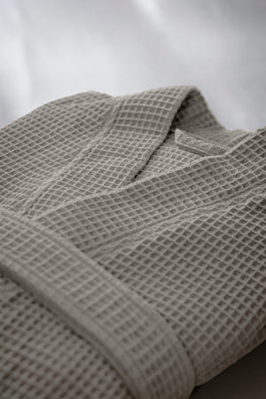 Bademantel Mino; Kleidergröße 2XL/3XL; taupe