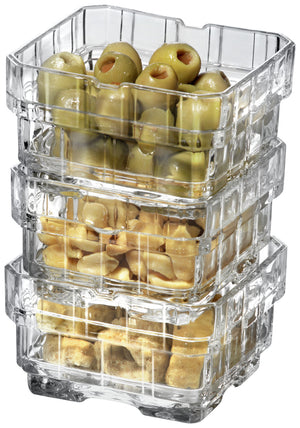 szklane misy Stack; 350ml, 5.1 cm (W); transparentny; 6 sztuka / opakowanie