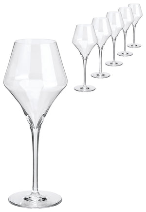 kieliszek do wina białego Society; 270ml, 5.1x20.4 cm (ØxW); transparentny; 6 sztuka / opakowanie