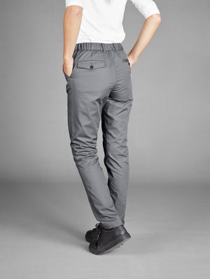 spodnie kucharskie damskie Move Light; Kleidergröße 54; szary