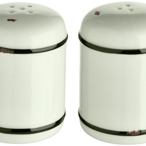 zestaw solniczek i pieprznieczek Liron; 6x8 cm (ØxW); biel kremowa