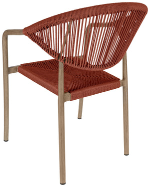 Outdoor-Stuhl Arion; 50x43x85 cm (SxGxW); siedzisko terakota
