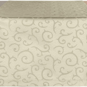 bieżnik Mega; 40x130 cm (SxD); szampan; prostokątny; 2 sztuka / opakowanie