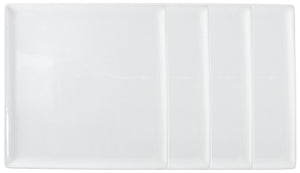 półmisek Ankara; 20.5x20.5x1.2 cm (DxSxW); biały; 4 sztuka / opakowanie