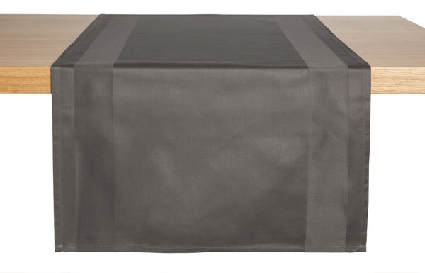 bieżnik Ambiente; 40x130 cm (SxD); antracyt; prostokątny; 2 sztuka / opakowanie
