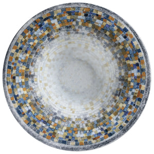  30 cm (Ø); niebieski/biały/pomarańczowy; okrągły; 4 sztuka / opakowanie