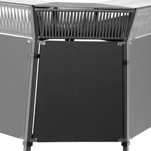 Outdoorbar Baruba Eckelement Außen; 78x56x115 cm (DxSxW); beton/antracyt