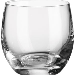 mini szklanka  Gargote; 120ml, 5.5x6.2 cm (ØxW); transparentny; okrągły; 6 sztuka / opakowanie